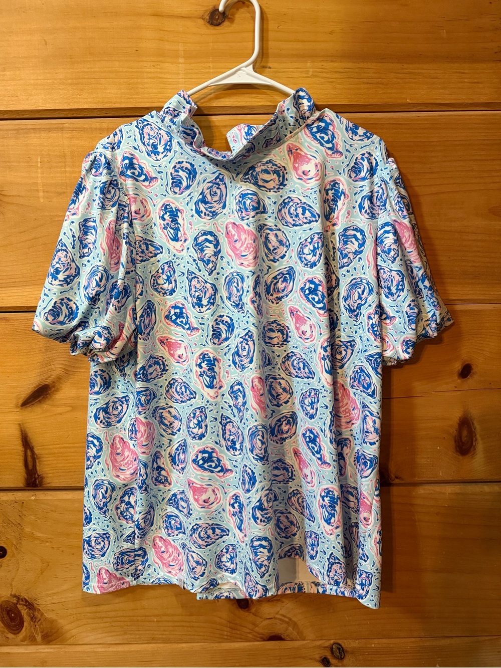 Simply Southern Blue and White Patterned Top